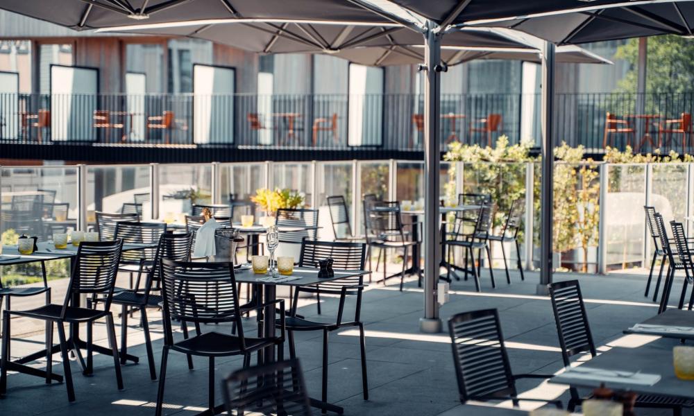 Restaurant Mozart Koksijde: with large sunny terrace